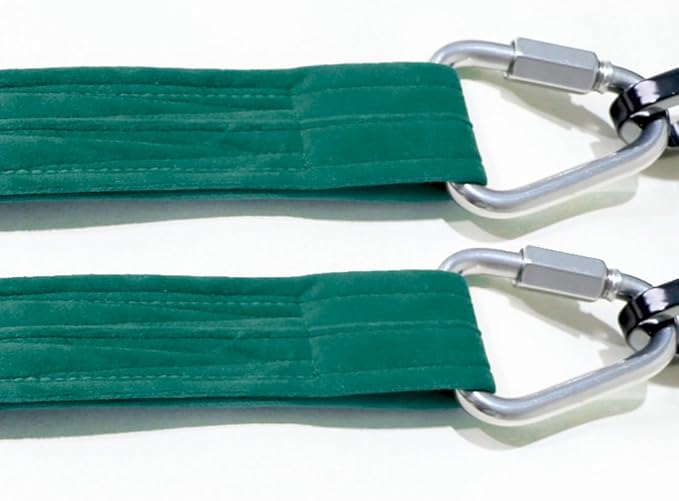 4.9ft (1.5m) Aerial Loops Straps – Professional Aerial Yoga Ropes for Acrobatics, Circus Training & Fitness – Strong Nylon Trapeze Straps for Aerial Silks, Hammock, Dance & Performance Arts