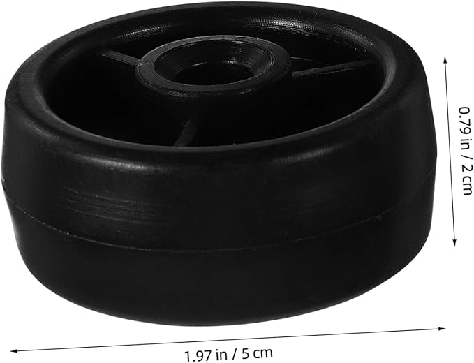 4Pcs Fitness Equipment Rollers for Treadmill and Exercise Bike Caster Wheels for Easy Mobility for Home Gym and Sports Equipment