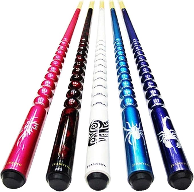 58" Pool Cue Stick,13mm 2-Piece Maple Hardwood Ergonomic Design Billiard Cues Kit,19/20/21oz