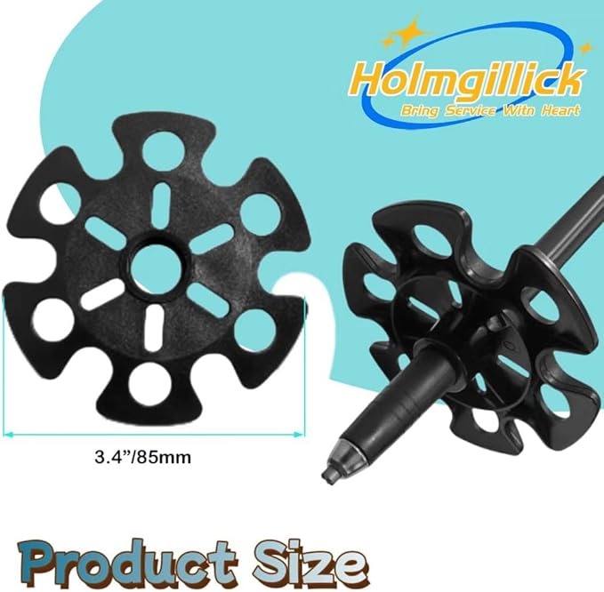 5 pcs Removable Mud Ski Basket Trekking Pole Snowflake Basket,Removable Mud Ski Basket Replacement Accessory for Hiking Poles