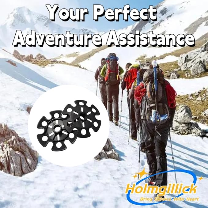 5 pcs Removable Mud Ski Basket Trekking Pole Snowflake Basket,Removable Mud Ski Basket Replacement Accessory for Hiking Poles