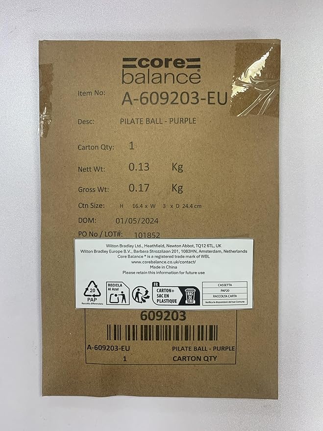 9 Inch Anti Burst Pilates Ball - Mini Exercise Ball for Yoga, Barre, Stretching and Core Stability Workout