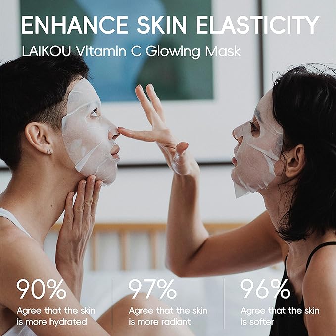 40 Pack Collagen Sheet Face Masks Skincare Bulk,Hydrating Spa Face Mask For Sensitive Skin,Anti Aging Facial Masks Sets For Women/Teen Girls(40 Combo Pack)