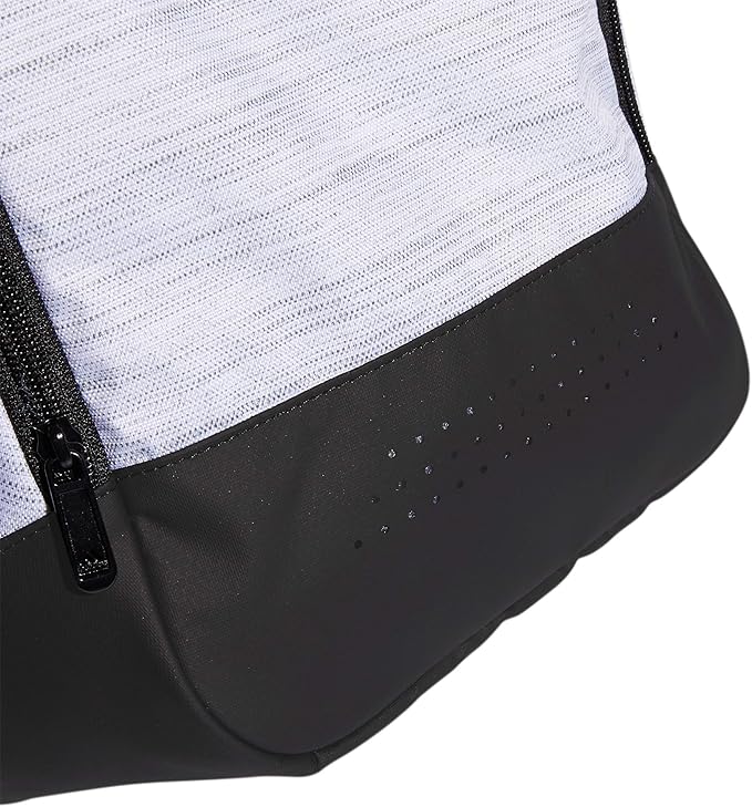 adidas Unisex Defender 4.0 Gym Duffel Bag for Men and Women, Two Tone White/Black, Small (38L)