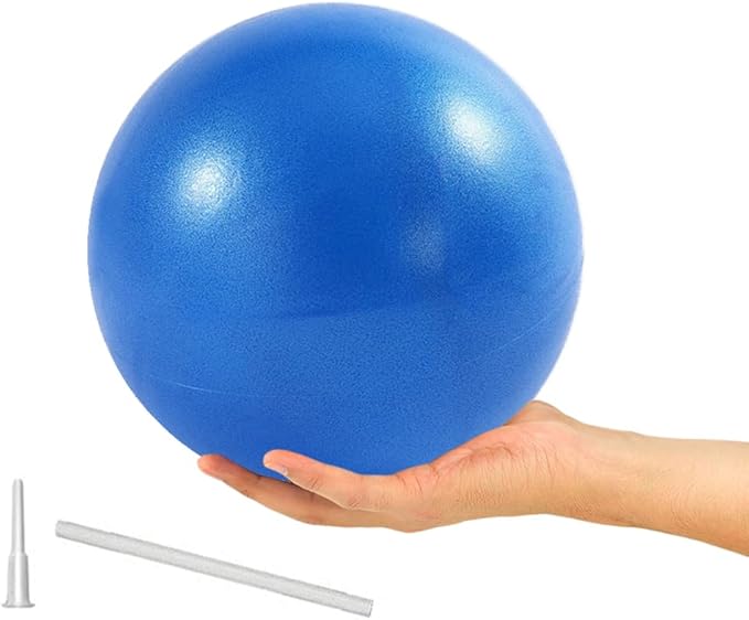 9 Inch Exercise Pilates Ball Mini Exercise Barre Ball for Yoga,Stability Exercise Training Gym Anti Burst and Slip Resistant Balls Physical Therapy Improves Balance, Core Strength