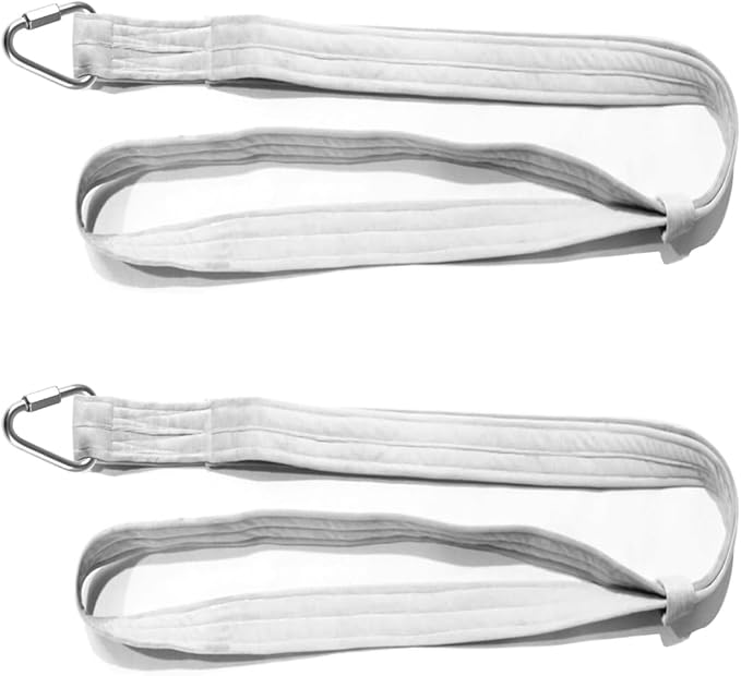 8.2ft 2.5m Aerial Straps Ropes Yoga Aerial Acrobatics Body Aerial Loop Trapeze Circus Apparatuses Equipment Three-Layer Straps 1 pairs