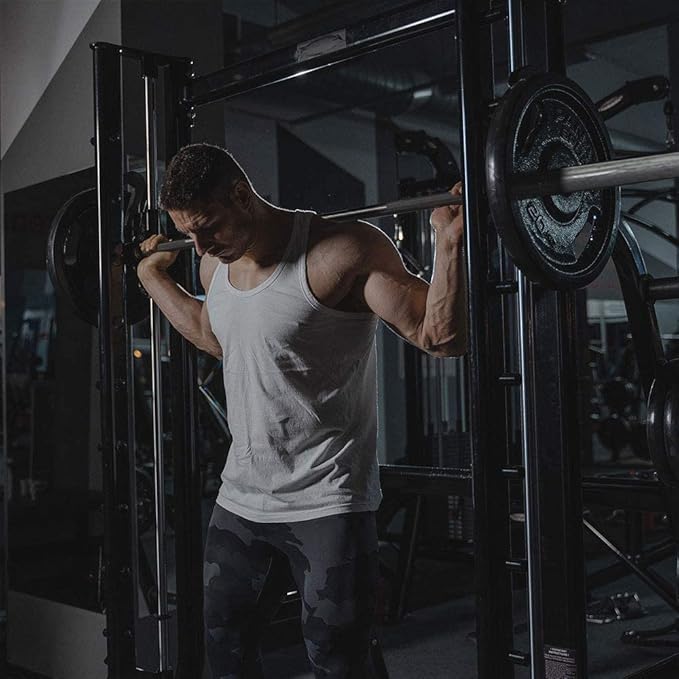 7ft Olympic Barbell Bar 45LB Load 1500lbs Capacity Available, for Gym Home Exercises, Weightlifting, Powerlifting for 2" Olympic Plates