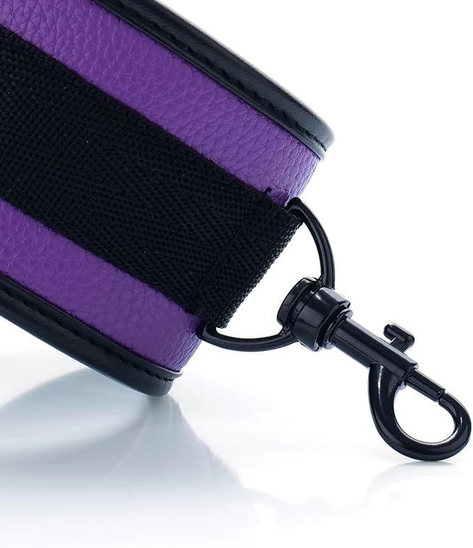 6pcs Black PU Adjustable Straps Sports Training Fitness Gear Home Yoga Set