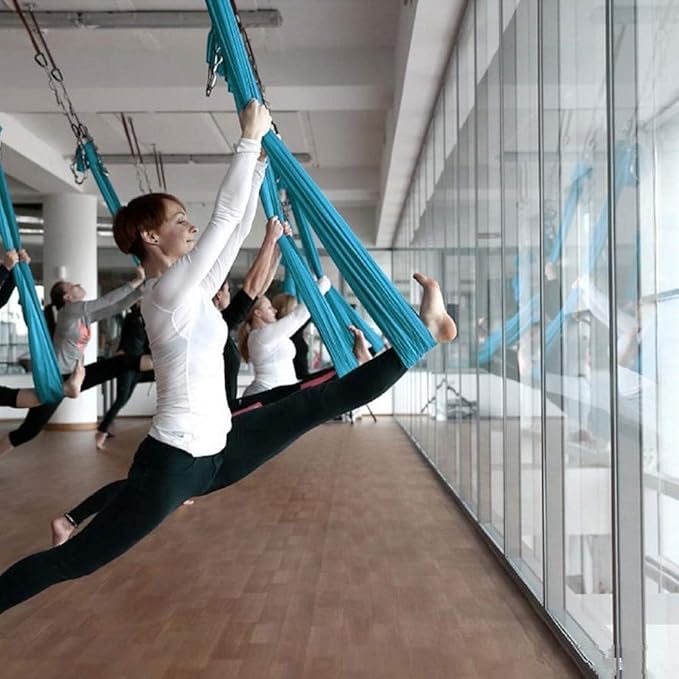 Aerial Yoga Swing Set, Ultra Strong Hammock Trapeze Extension, Antigravity Ceiling Hanging Sling Inversion Exercises