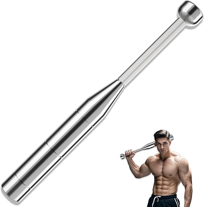 Adjustable Macebell Clubbell,6-in-1 Premium Steel Indian Club,Training for Full Body, Muscles, Shoulder, Grips & Forearms Workouts to Stretching