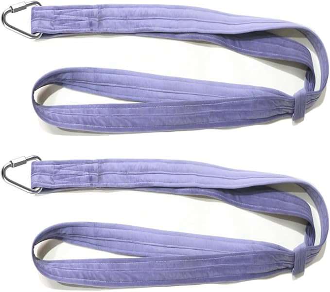 6.6ft 2m Aerial Loops Aerial Straps Ropes Aerial Acrobatics Body Loop Trapeze Circus Apparatuses Equipment Yoga Straps 1 pairs