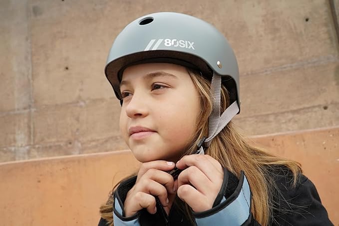 80SIX Triple Certified Multisport Helmet - Ideal for Bike, Scooter, Skateboard, Roller Skate and Inline Skate