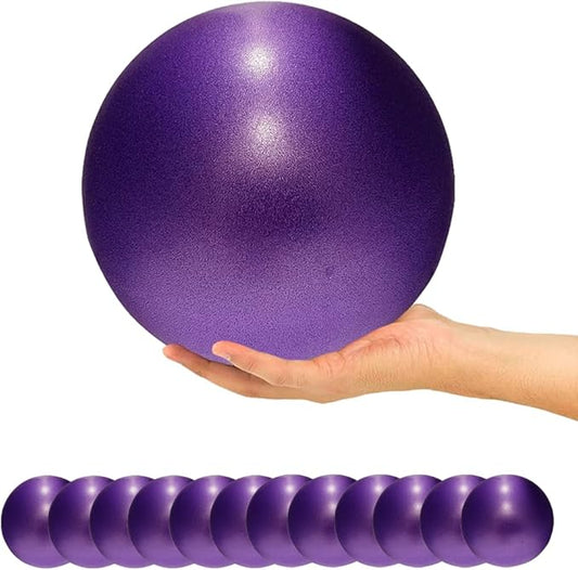 9 Inch Exercise Pilates Ball Mini Exercise Barre Ball for Yoga,Stability Exercise Training Gym Anti Burst and Slip Resistant Balls Physical Therapy Improves Balance, Core Strength