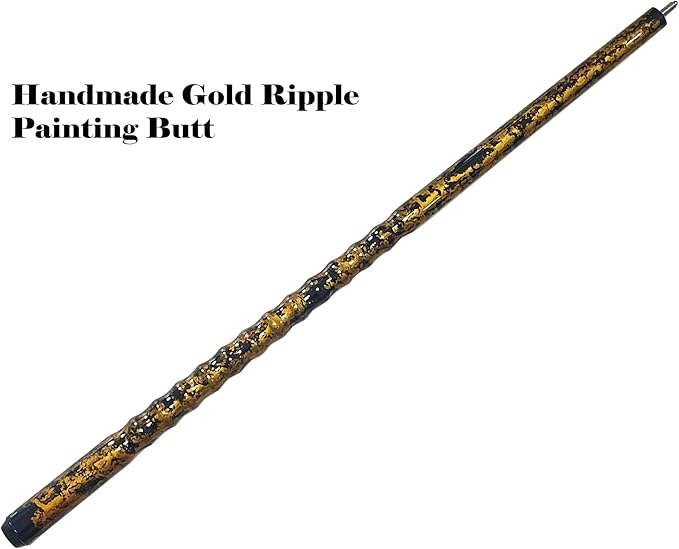 58" Pool Cue Stick,13mm 2-Piece Maple Hardwood Ergonomic Design Billiard Cues Kit,19/20/21oz