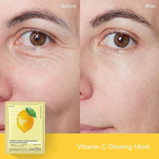 40 Pack Collagen Sheet Face Masks Skincare Bulk,Hydrating Spa Face Mask For Sensitive Skin,Anti Aging Facial Masks Sets For Women/Teen Girls(40 Combo Pack)