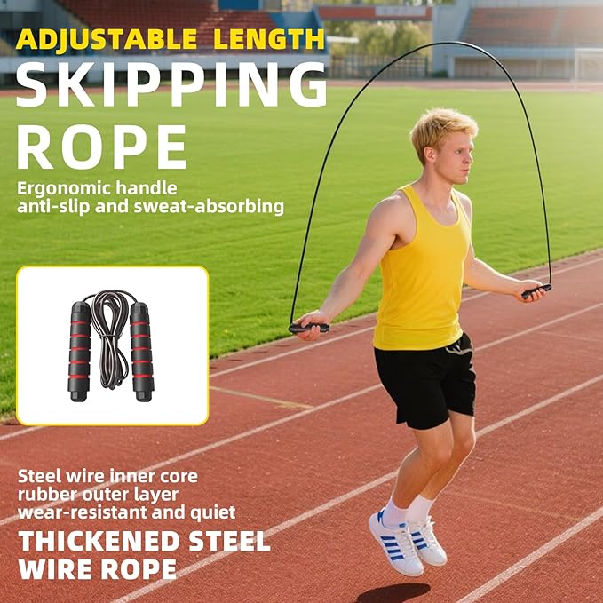 Agility Ladder Speed Training Equipment Set with 20ft Agility Ladder,4 Hurdles,12 Cones,Jump Rope,Running Parachute-Ideal Training Equipment for Kids Youth Adults in Soccer Football Basketball