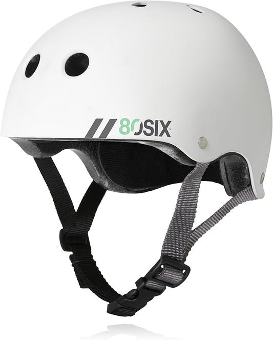 80SIX Triple Certified Multisport Helmet - Ideal for Bike, Scooter, Skateboard, Roller Skate and Inline Skate
