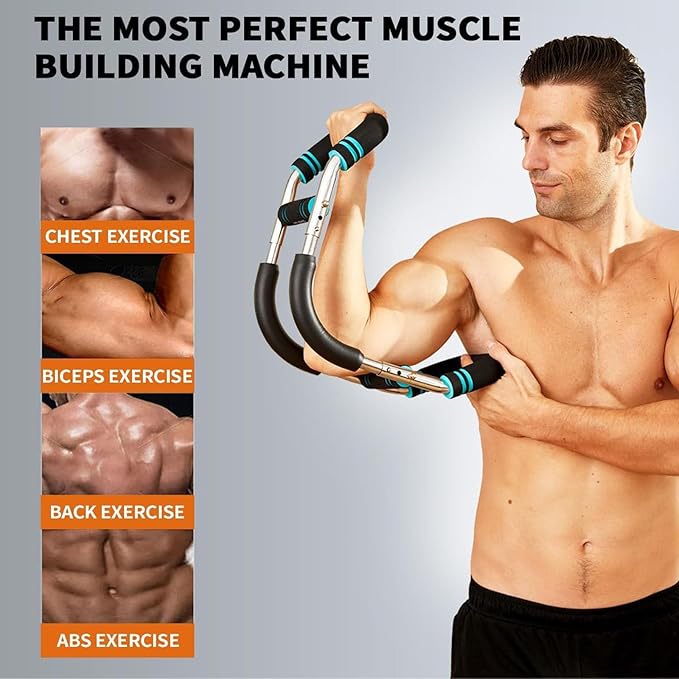 Adjustable Resistance Twist Arm Trainer, Men's Chest, Shoulder, and Arm Exercise Equipment, Portable and Detachable Upper Limb Fitness Equipment Trainer