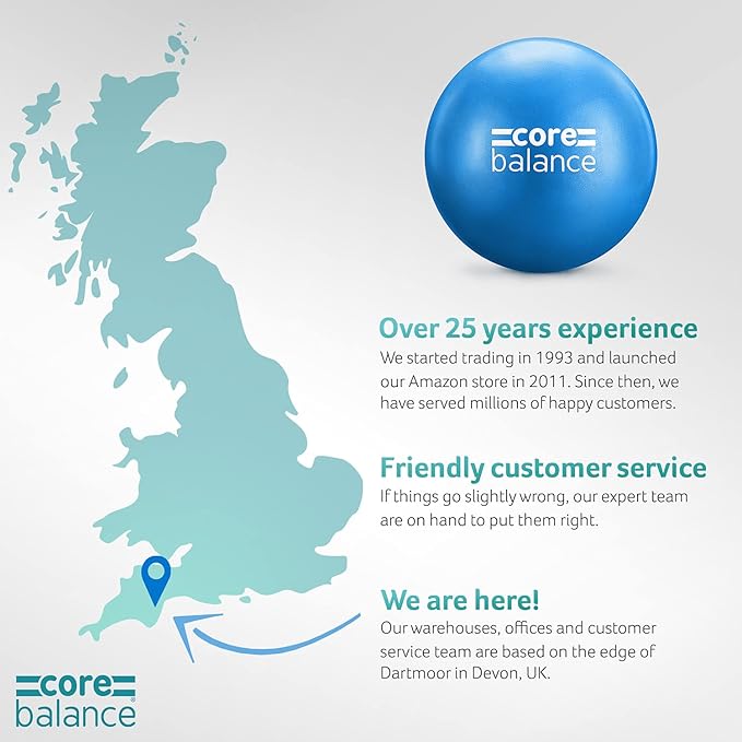 9 Inch Anti Burst Pilates Ball - Mini Exercise Ball for Yoga, Barre, Stretching and Core Stability Workout