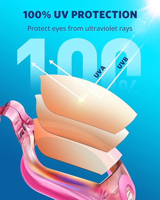 Aegend Swim Goggles, Swimming Goggles No Leaking Full Protection Adult Men Women Youth