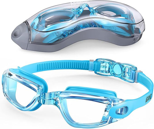 Aegend Swim Goggles, Swimming Goggles No Leaking Full Protection Adult Men Women Youth