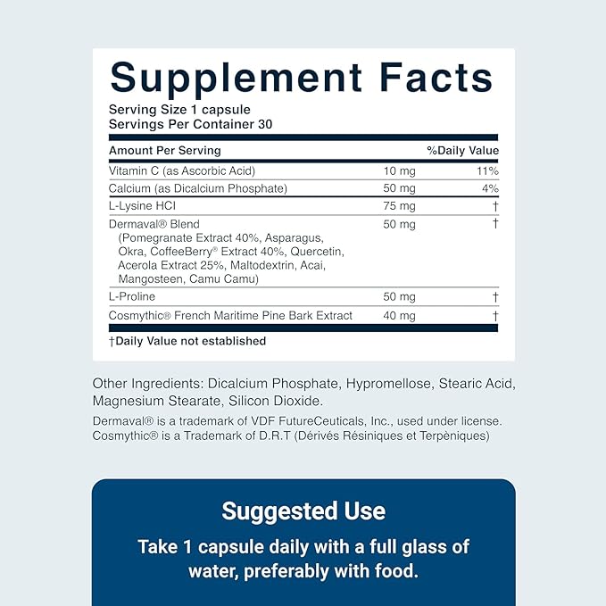 ACTIVATEDYOU Essential Skin Food - Plant Based Collagen Elastin Support Supplements for Women & Men - Supports Youthful Skin, Lysine & Dermaval for Collagen Production (3 Pack/90 Day Supply)