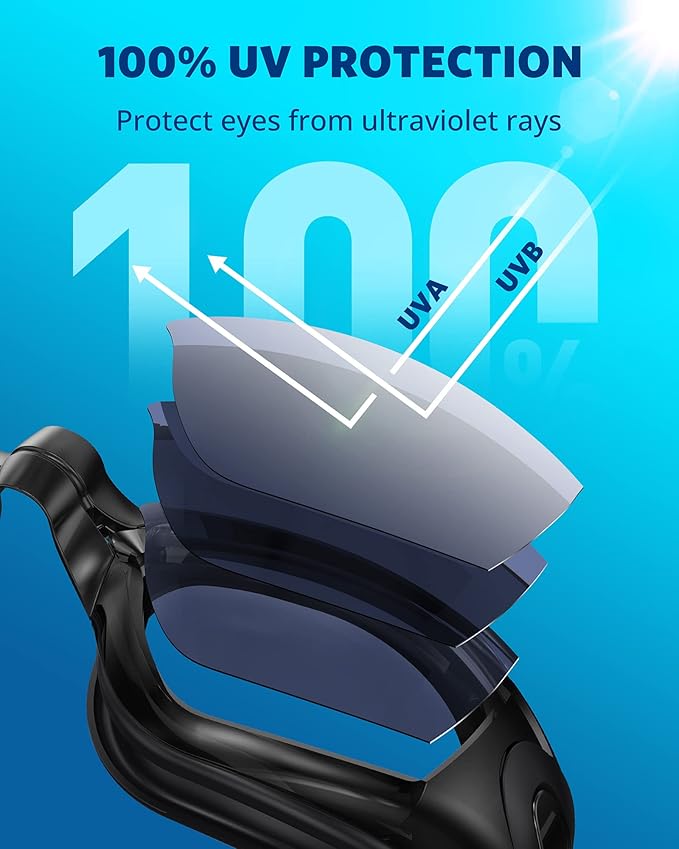 Aegend Swim Goggles, Swimming Goggles No Leaking Full Protection Adult Men Women Youth