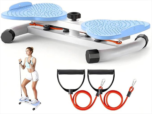 Ab Twister Board,300 lbs Capacity,Slim Waist and Core Ab Exercise,Foot Massage Design,Noiseless Home Gym Exercise