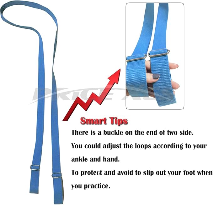 Adjustable Leg Stretcher Lengthen Ballet Stretch Band - Easy Install on Door Flexibility Stretching Leg Strap Great Cheer Dance Gymnastics Trainer Stretching Equipment Taekwondo Training