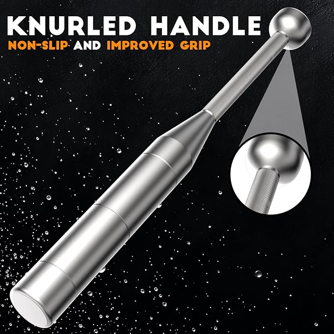 Adjustable Macebell Clubbell,6-in-1 Premium Steel Indian Club,Training for Full Body, Muscles, Shoulder, Grips & Forearms Workouts to Stretching