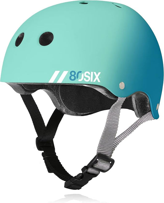 80SIX Triple Certified Multisport Helmet - Ideal for Bike, Scooter, Skateboard, Roller Skate and Inline Skate