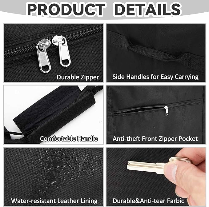 52 x 15 x 15 Inch, 190 L Extra Large Duffle Bag Camping Tent Storage Duffle Sports Equipment Bag Heavy Duty and Waterproof for Travel Camping Tent Pole Hammock Tripod Fishing Luggage Moving