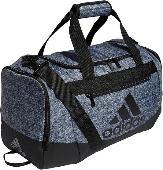 adidas Unisex Defender 4.0 Gym Duffel Bag for Men and Women, Jersey Onix Grey/Black, Small (38L)