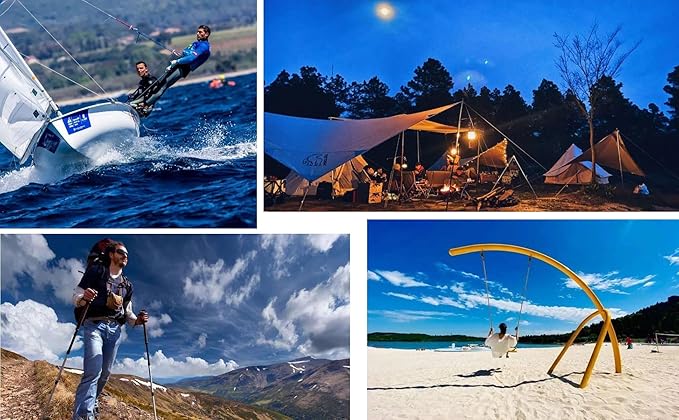 5/8 in (16mm) x 32 ft (10Meter) Marine Floating Rope for Boating, Fishing, Rafting, Camping, Hiking, Hunting, Anchor, Mooring, Dock Lines, Kayak, Canoe, Rescuing Reflective Red