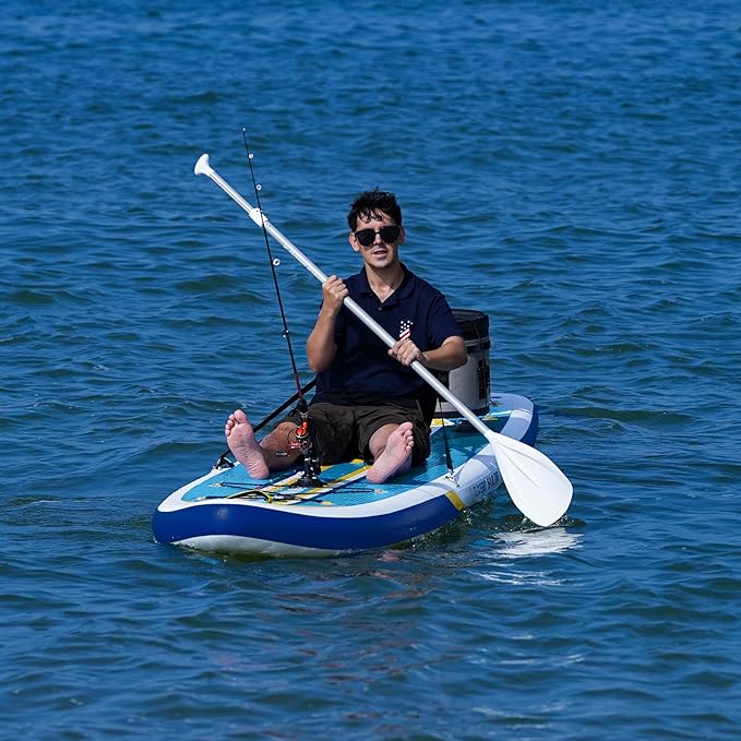 Tuxedo Sailor Kids Inflatable Paddle Board Lightweight and Safe Fishing Stand Up Paddle Board for Adults with Accessories