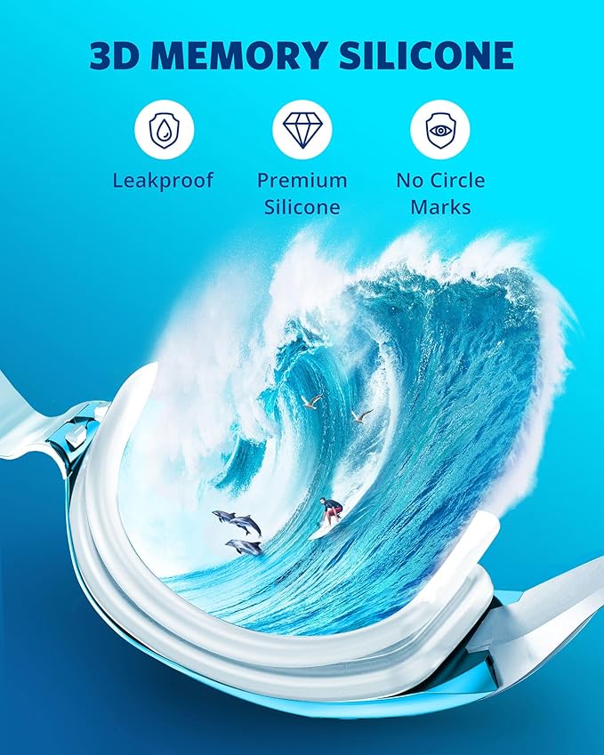 Aegend Swim Goggles, Swimming Goggles No Leaking Full Protection Adult Men Women Youth