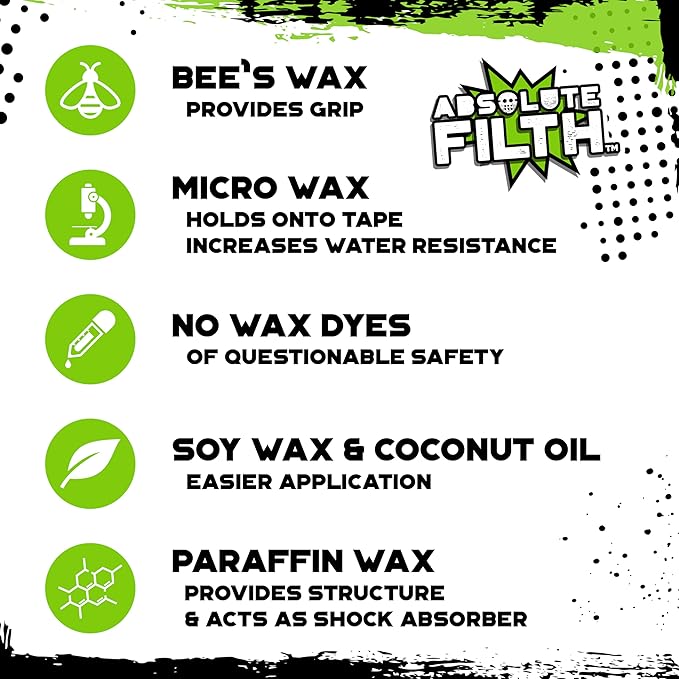 Absolute Filth - Hockey Wax - Premium Hockey Stick Wax for Maximum Grip & Protection