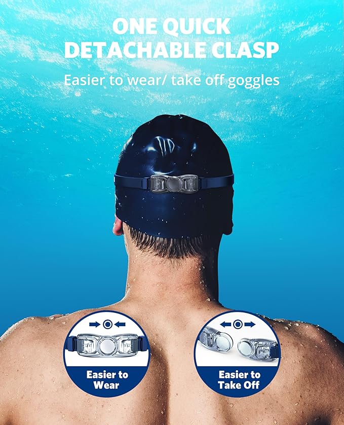 Aegend Swim Goggles, Swimming Goggles No Leaking Full Protection Adult Men Women Youth