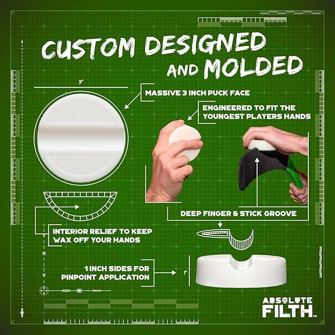 Absolute Filth - Hockey Wax - Premium Hockey Stick Wax for Maximum Grip & Protection