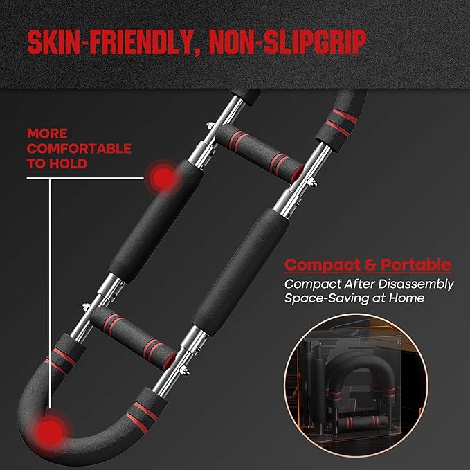 Adjustable Twister Arm Trainer, 40–100lb Chest Workout Equipment for Chest Strength, Forearm, Triceps, and Upper Body Muscle Building – Portable&Detachable Home Fitness Equipment