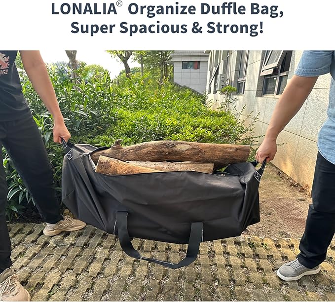 48 Inch Duffle Bag for Travel Camping - 165L Extra Large Heavy Duty Duffel Bag, Sport Equipment Storage Bag with 2 Sides Handles-Black