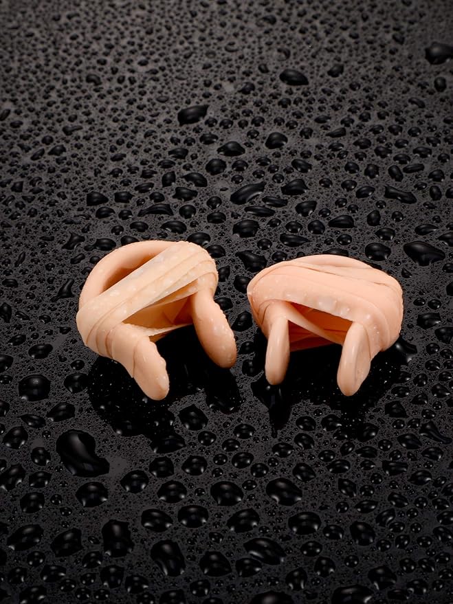 7 Pieces Swimming Nose Clip Silicone Nose Plug Protector with Elastic Rope for Kids and Adults Swimming Using