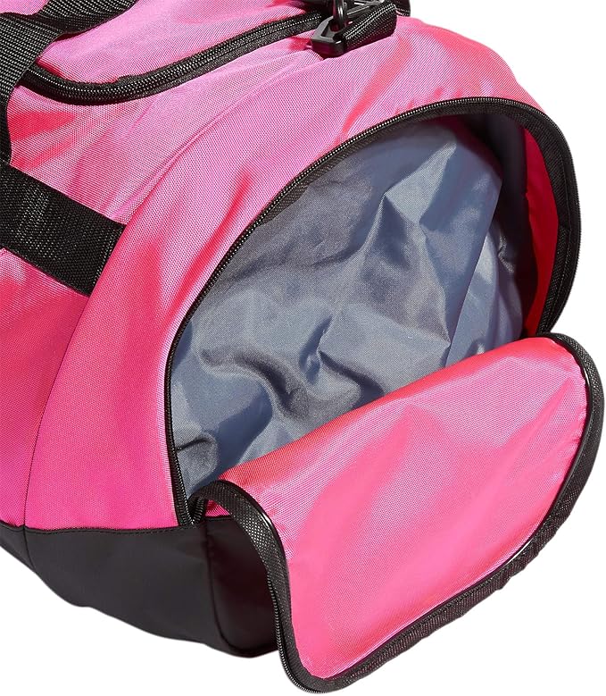 adidas Unisex Defender 4.0 Gym Duffel Bag for Men and Women, Team Shock Pink, Medium (66L)