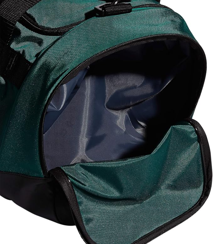 adidas Unisex Defender 4.0 Gym Duffel Bag for Men and Women, Team Dark Green, Small (38L)
