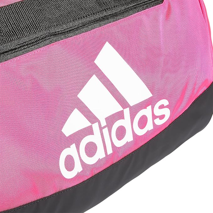 adidas Unisex Defender 4.0 Gym Duffel Bag for Men and Women, Team Shock Pink, Medium (66L)
